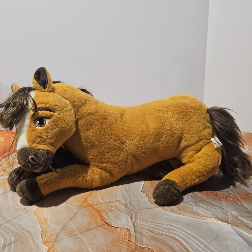DreamWorks Spirit Riding Free 20" Brown Plush Horse Brushable Mane 2020